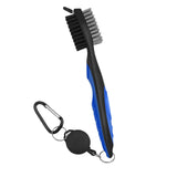 Maxbell Golf Club Brush with Carabiner Groove Cleaner for Golf Accessories Blue