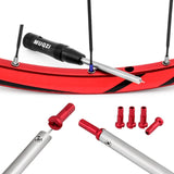 Maxbell Bike Spoke Insertion Driver Tool Non Slip for Bicycle Mountain Bike Black