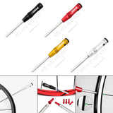 Maxbell Bike Spoke Insertion Driver Tool Non Slip for Bicycle Mountain Bike Black