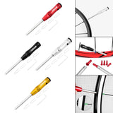 Maxbell Bike Spoke Insertion Driver Tool Non Slip for Bicycle Mountain Bike Black