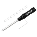 Maxbell Bike Spoke Insertion Driver Tool Non Slip for Bicycle Mountain Bike Black