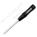 Maxbell Bike Spoke Insertion Driver Tool Non Slip for Bicycle Mountain Bike Black