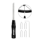 Maxbell Bike Spoke Insertion Driver Tool Non Slip for Bicycle Mountain Bike Black