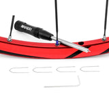 Maxbell Bike Spoke Insertion Driver Tool Non Slip for Bicycle Mountain Bike Black