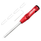 Maxbell Bike Spoke Insertion Driver Tool Non Slip for Bicycle Mountain Bike Red