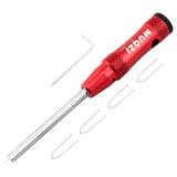 Maxbell Bike Spoke Insertion Driver Tool Non Slip for Bicycle Mountain Bike Red