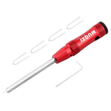 Maxbell Bike Spoke Insertion Driver Tool Non Slip for Bicycle Mountain Bike Red