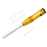 Maxbell Bike Spoke Insertion Driver Tool Non Slip for Bicycle Mountain Bike Golden