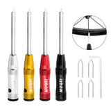 Maxbell Bike Spoke Insertion Driver Tool Non Slip for Bicycle Mountain Bike Golden