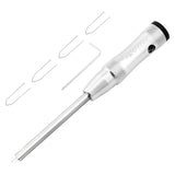Maxbell Bike Spoke Insertion Driver Tool Non Slip for Bicycle Mountain Bike Silver