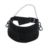 Maxbell Weightlifting Dipping Belt with Chain Accs Tool Waist for Gym Exercise