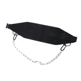 Maxbell Weightlifting Dipping Belt with Chain Accs Tool Waist for Gym Exercise
