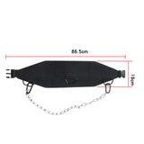 Maxbell Weightlifting Dipping Belt with Chain Accs Tool Waist for Gym Exercise
