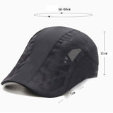 Maxbell Breathable Sun Hat Summer Driver Hat Sports Baseball Caps Golf Caps Cotton Dark Gray