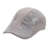 Maxbell Breathable Sun Hat Summer Driver Hat Sports Baseball Caps Golf Caps Cotton Light Gray