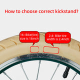 Maxbell Kids Bike Kickstand Single Side Non Slip Foot Brace Children Boys Girls 16inch Length 22.5cm