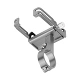 Maxbell Bicycle Phone Holder Mount Clamp Support MTB GPS Stand Mount  Silver