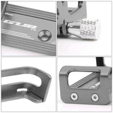 Maxbell Bicycle Phone Holder Mount Clamp Support MTB GPS Stand Mount  Silver