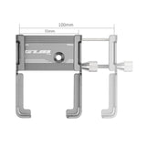 Maxbell Bicycle Phone Holder Mount Clamp Support MTB GPS Stand Mount  Silver