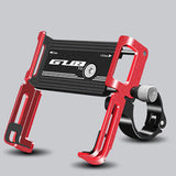 Maxbell Bicycle Phone Holder Mount Clamp Support MTB GPS Stand Mount  Black Red