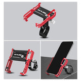 Maxbell Bicycle Phone Holder Mount Clamp Support MTB GPS Stand Mount  Black Red