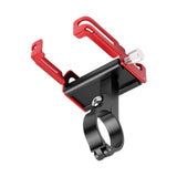Maxbell Bicycle Phone Holder Mount Clamp Support MTB GPS Stand Mount  Black Red