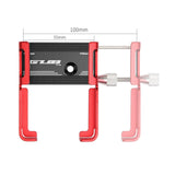 Maxbell Bicycle Phone Holder Mount Clamp Support MTB GPS Stand Mount  Black Red