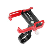 Maxbell Bicycle Phone Holder Mount Clamp Support MTB GPS Stand Mount  Black Red