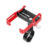 Maxbell Bicycle Phone Holder Mount Clamp Support MTB GPS Stand Mount  Black Red