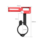 Maxbell Bicycle Phone Holder Mount Clamp Support MTB GPS Stand Mount  Black Red