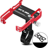 Maxbell Bicycle Phone Holder Mount Clamp Support MTB GPS Stand Mount  Black Red