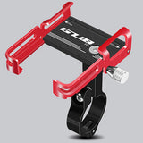 Maxbell Bicycle Phone Holder Mount Clamp Support MTB GPS Stand Mount  Black Red