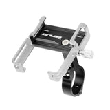Maxbell Bicycle Phone Holder Mount Clamp Support MTB GPS Stand Mount  Black Silver