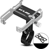 Maxbell Bicycle Phone Holder Mount Clamp Support MTB GPS Stand Mount  Black Silver
