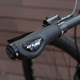 Maxbell Leather Bicycle Handlebar Grips Shock Absorbing for Mountain Road Bike