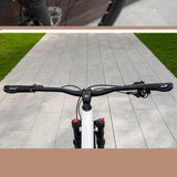 Maxbell Leather Bicycle Handlebar Grips Shock Absorbing for Mountain Road Bike
