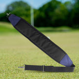 Maxbell Golf Bag Strap Thick Pad Strap Universal Shoulder Strap Black Nylon 2 Clips