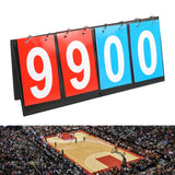Maxbell Portable Score Keeper Tabletop Scoreboard for Basketball Outdoor Sports