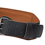 Maxbell PU Leather Weight Lifting Belt Black Training Gym Building UniversalWomen XL