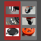 Maxbell Abdominal Trainer Roller Disc 4 Universal Wheels Body Building Home Use