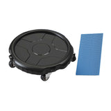 Maxbell Abdominal Trainer Roller Disc 4 Universal Wheels Body Building Home Use