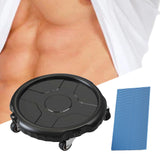 Maxbell Abdominal Trainer Roller Disc 4 Universal Wheels Body Building Home Use