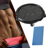 Maxbell Abdominal Trainer Roller Disc 4 Universal Wheels Body Building Home Use