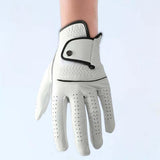 Maxbell Men Left Hand Golf Glove Anti Slip Adjustable Elastic PU Leather Comfortable 22