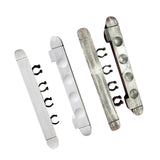 Maxbell 2x Pool Cue Rack Wooden Stand Storage Table Sticks Wall Mounted Cue Clips White