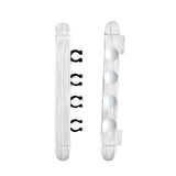 Maxbell 2x Pool Cue Rack Wooden Stand Storage Table Sticks Wall Mounted Cue Clips White