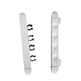 Maxbell 2x Pool Cue Rack Wooden Stand Storage Table Sticks Wall Mounted Cue Clips White