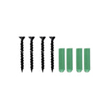Maxbell 2x Pool Cue Rack Wooden Stand Storage Table Sticks Wall Mounted Cue Clips White