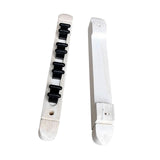 Maxbell 2x Pool Cue Rack Wooden Stand Storage Table Sticks Wall Mounted Cue Clips White