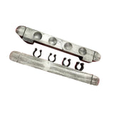 Maxbell 2x Pool Cue Rack Wooden Stand Storage Table Sticks Wall Mounted Cue Clips Gray